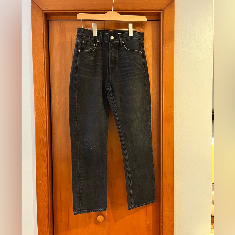 NOEND Slim Straight black jeans